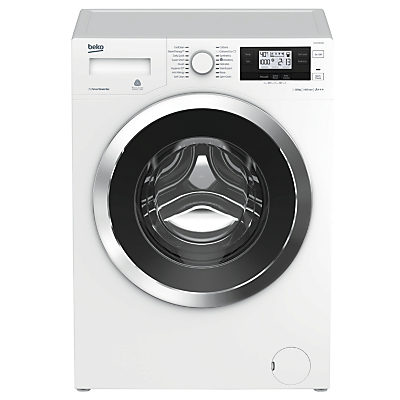 Beko WY104764MW Freestanding Washing Machine, 10kg Load, A+++ Energy Rating, 1400rpm Spin, White Beko WY104764MW Freestanding Washing Machine, 10kg Load, A+++ Energy Rating, 1400rpm Spin, White